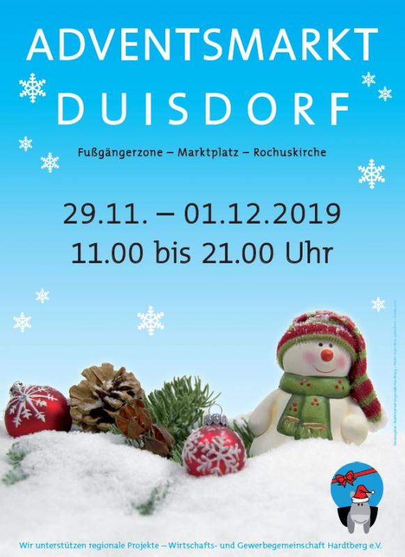 29. November 2019 ; ADVENTSMARKT Duisdorf 2019