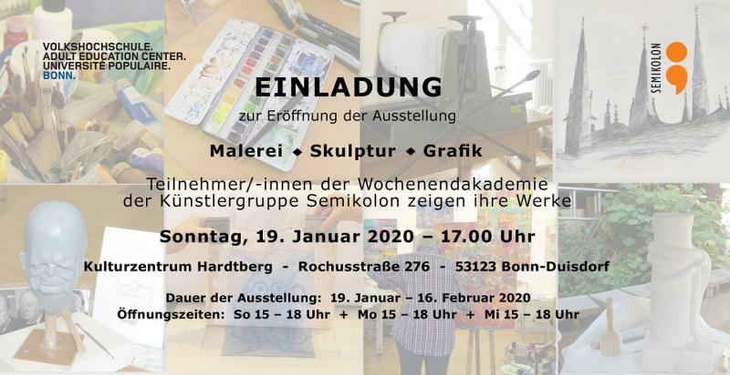 19. Januar 2020; Vernissage