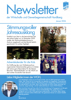 Newsletter der WGH 01/2026